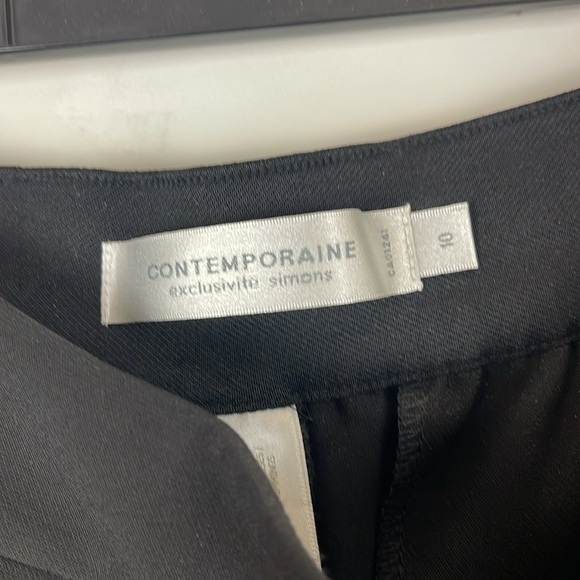 Simons Contemporaine Black ankle pants size 10 - Picture 3 of 7